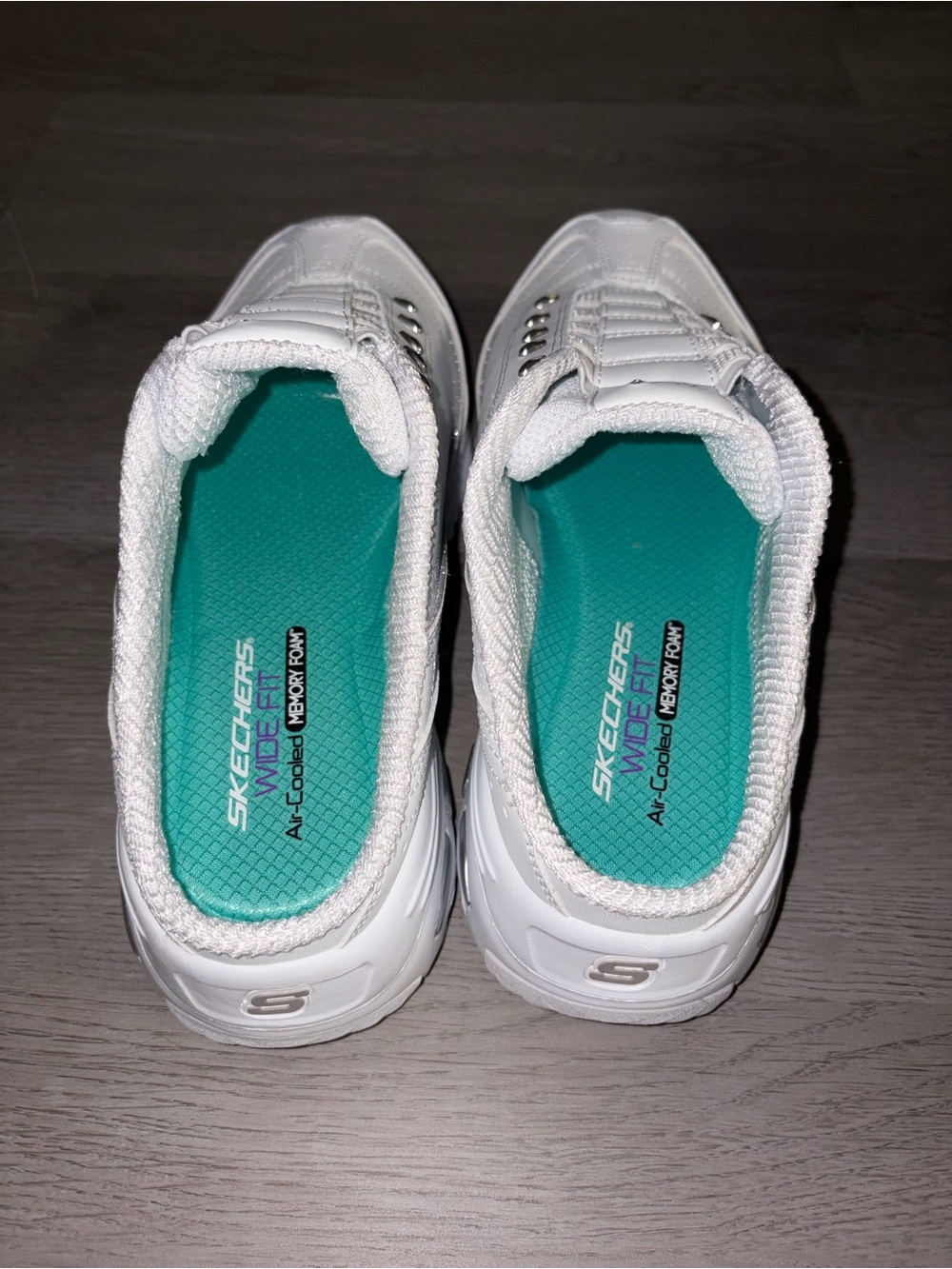 Skechers Women's D'Lites Bright Sky Slip-On Sneaker Mules - Picture 3 of 5